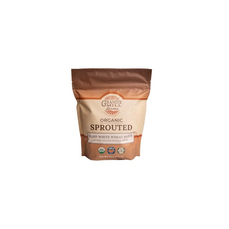Granite Mill Farms Sprouted Organic Hard White Wheat Flour, 30