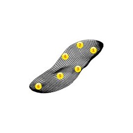 SUNBED-SIX anatomical Insole with Metatarsal Pad, Heel Cushion and Arch Support (UK G13 E47)