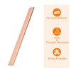 sourcing map Copper Flat Bar, 0.12" Thickness x 0.79" Width