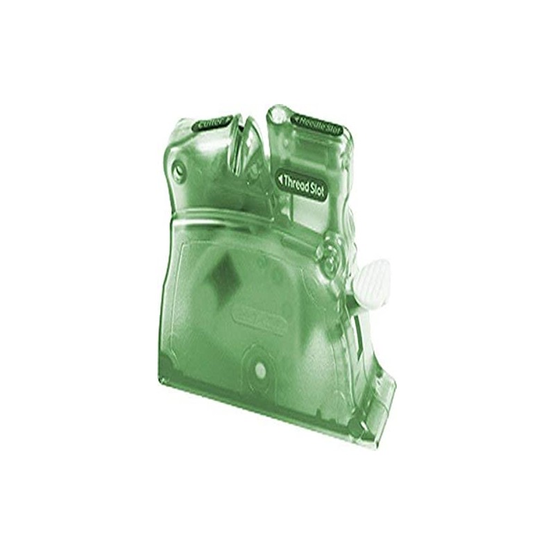 clover Desk Needle Threader: Green, 1