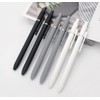 czxwyst 6pcs Retractable Gel Ink Pens 0.38mm EF Point Black