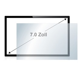 BROTECT 7 Inch Anti-Glare Protective Glass for Touch Panel PCs with 7.0 Inch (152.5 x 91.5 mm, 15:9) Protective Film Tempered Glass Matte [Scratch-Resistant 9H]