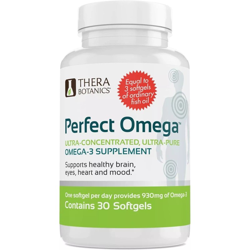 Perfect Omega Fish Oil Omega 3 Alaskan Fish Oil Supplement