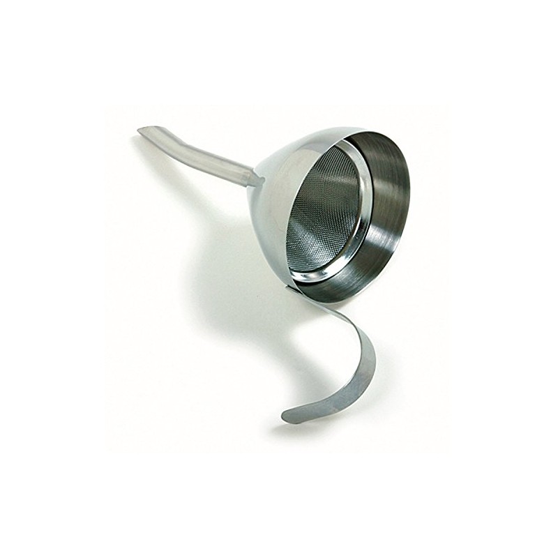 Norpro 242 Stainless Steel Funnel with Strainer, 3-Inch Mouth Diameter,