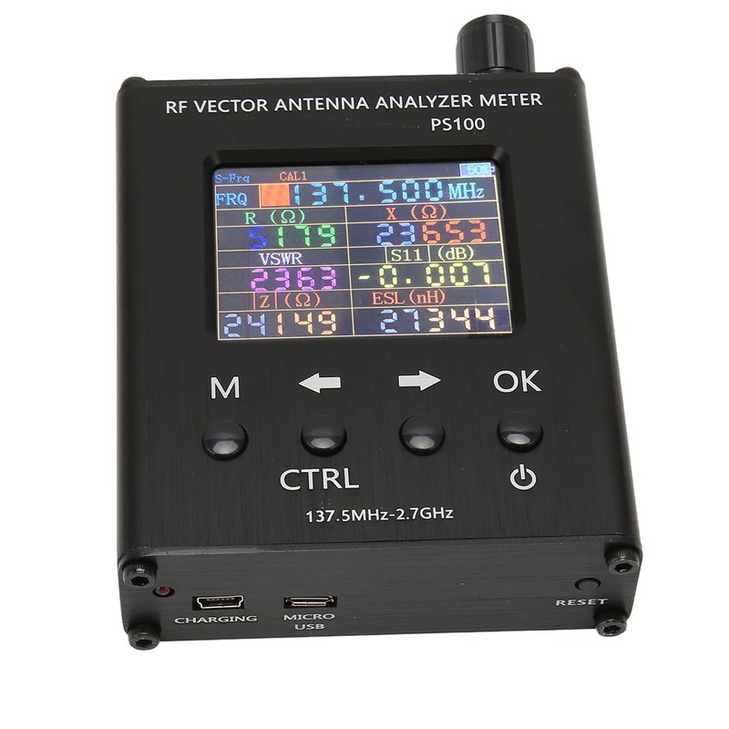 Antenna Analyzer Handheld 137.5MHz‑2.7GHz UV RF Vector Analyzer for Indoor