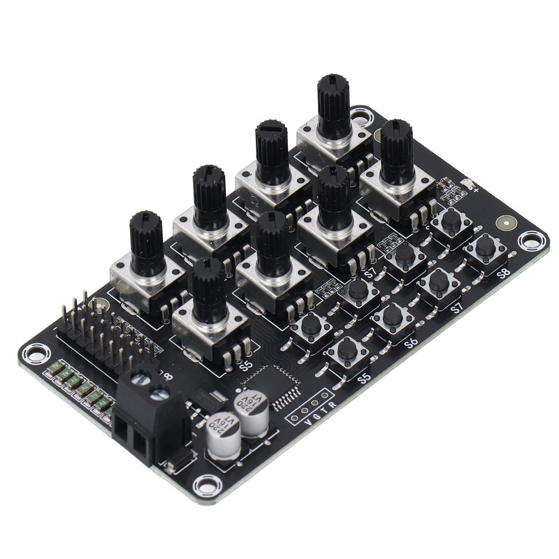 Rotating Knob 8 Channel Servo Controller Control Board with High
