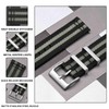 [Anbeer] Nylon Watch Band, Two-Piece Quick Release Replacement Strap with