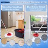 4 Pack Spin Mop Replace Heads for Cedar EasyWring 1