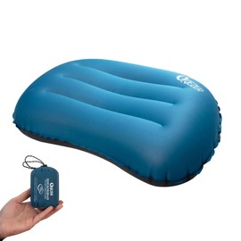 QEZER Ultralight Inflatable Camping Pillow, Portable Compact Small Cushion for Travel, Camping, Beach, Hiking, Outdoor