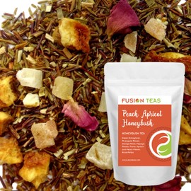 Peach Apricot - Loose Leaf Honeybush Herbal Tea - Fusion Teas 4oz Pouch