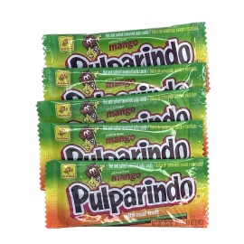 Pulparindo 25 Pcs Mix Flavors Tamarind Mango Sandía XSpicy Chamoy Mexican Candy