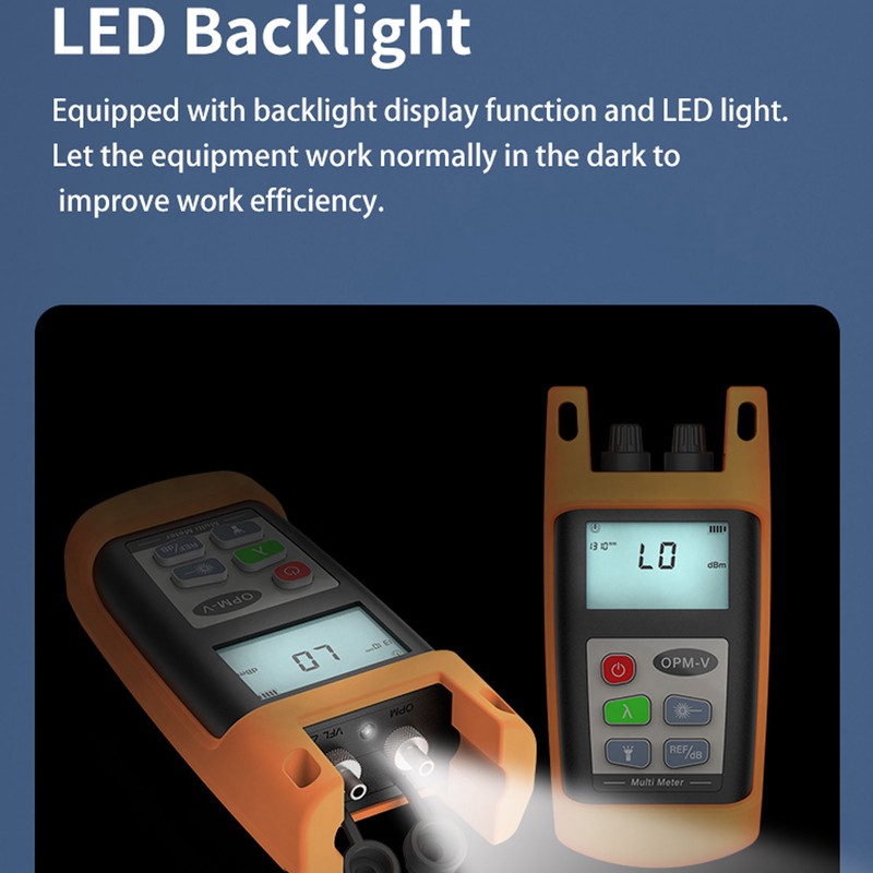 Fiber Optical Power Meter with Visual Fault Locator ‑70 to