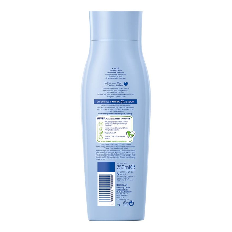 NIVEA VolumenKraft Mild Shampoo 250 ml