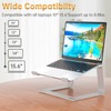 UpNoteX Laptop Stand for Desk Detachable Aluminum Computer Riser Notebook