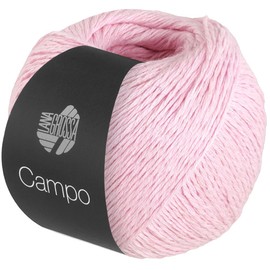 LANA GROSSA Campo Fine, Multi-Twisted Cotton Blend Yarn with Structure, Hand Knitting Yarn Made of 65% Cotton, 25% Viscose & 10% Linen, 50 g Wool for Knitting & Crochet, 165 m Yarn