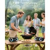 Bluetooth Speaker with IPX6 Waterproof, 20W Stereo Sound, Bluetooth 5.4