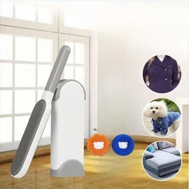 Jero.Ted Cat and Dog Fur Remover Pet Hair Removal Tool - Dual Sides Reusable Lint Remover- Grooved Multi Surface Laundry Tool - Cat and Dog Fur Surface Hair Removal for Furniture Couch Carpet