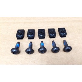 10 pc Bumper End Cap Torx Screws and U-Nuts KIT/FITS All 1997 to 2006 TJ Jeep Wrangler