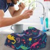 netufe Cartoon Dinosaur Hand Towels for Bathroom Polyester Soft Cute