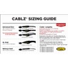 Cablz Skinnyz Zipz Eyewear Retainer | Black Stainless Cable Eyewear