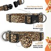Collares de perro con estampado animal nativo (mediano, leopardo)