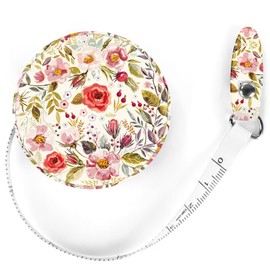 Gerkia Tape Measure Body Measuring Tape ，Colour Printed Small Retractable Soft Tape Measure for Sewing Cloth Fabric Body Measurements，Leather Mini Body Tape Measure