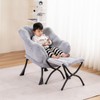 Welnow Toddler Kids Lazy Chair with Ottoman, Accent Comfy Lounge