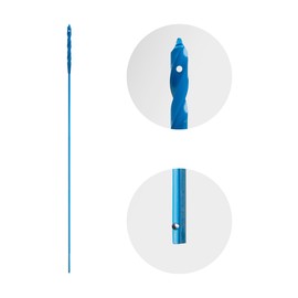 Jonard Tools DBB-3836 High Speed Steel Bellhanger Drill Bit for Metal & Wood, 3/8" x 36"