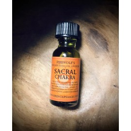 Sacral Chakra Magick Ritual Oil, Handmade, Wicca, Witchcraft, Organic, Reiki