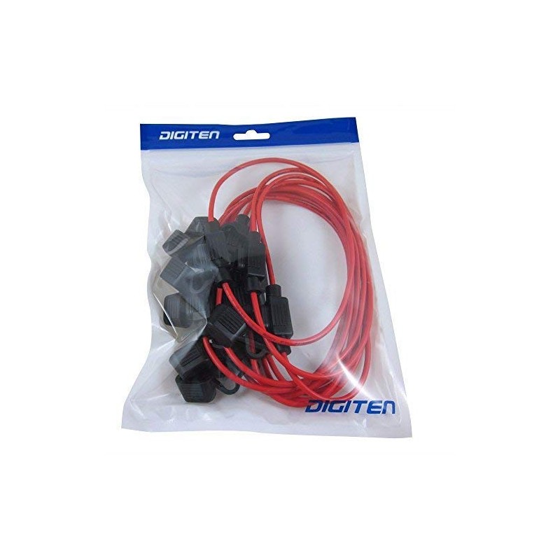 TmallTech 10pcs Inline 16 AWG Blade ATM Mini Fuse Holder