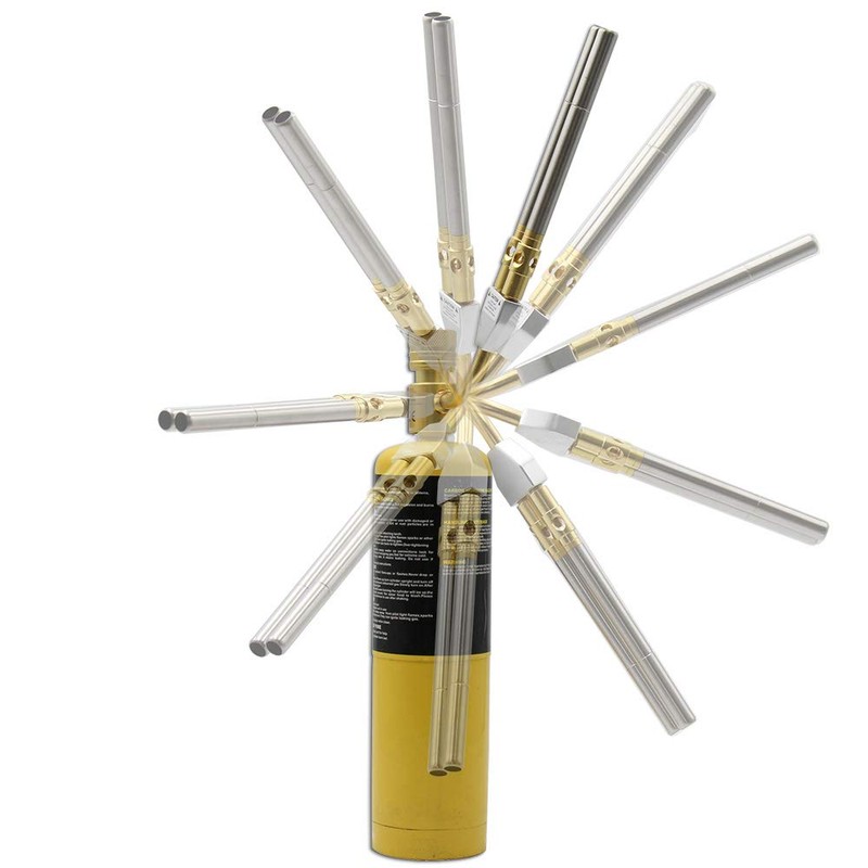 Cybring Double Head Gas Torch For MAPP Tank