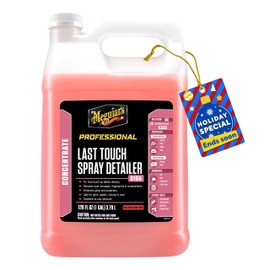 Meguiar's D15501 Last Touch Spray Detailer, Great for Use as Clay Lubricant, creates a Showroom Shine, Removes Dust, Smudges, Fingerprints and More, Versatile Use and Enhances Protection, 1 Gallon