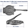 ARC Tortilla Press 8 inch, Cast Iron Tortilla Maker Include