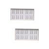 Ipetboom 20pairs Natural Practice Eyelash Extensions Training Strips Synthetic Fibers