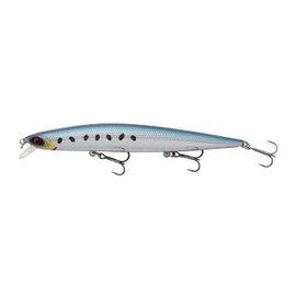 Savage Gear Sea Bass Minnow – Realistic Saltwater Fishing Lure for Anglers, Ultra-Long Cast Design, Built-in Rattle, Targeting Sea Bass, Perch, and Other Saltwater Predators Nero Holo 14 cm