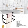 3 Tiers Bath Towel Bar Wall Mounted Bathroom Towel Hanger