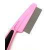 Jeufond Multifunctional Stainless Steel Fine-Toothed Dandruff Comb, Professional Scalp Care