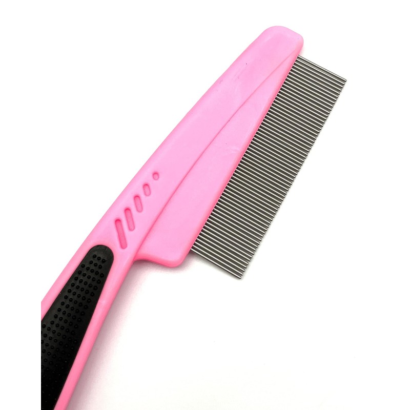 Jeufond Multifunctional Stainless Steel Fine-Toothed Dandruff Comb, Professional Scalp Care
