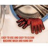 BBQ Gloves - 1472 Degree F Heat Resistant Grilling Gloves