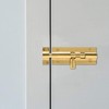 TERF Polished Brass Barrel Slide Lock 63mm [2.5''] Door Latch