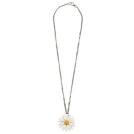 JOE COOL Necklace with A Pendant Daisy On A Chain Made with Tin Alloy