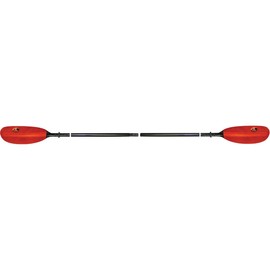 ADVANCED ELEMENTS 4-Part Fiberglass Kayak Paddle, Black/Red