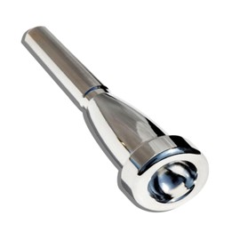 Silver Trumpet Mouthpiece, 7C 5C 3C 1C 1.5C Trumpet Mouthpiece Brass Trumpet Mouthpiece Silver Plating Trumpet Mouthpiece Replacement(3C)