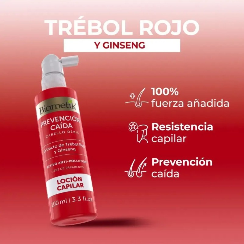 Biometik Kit Anticaida Shampoo + Acondiconador + Tónico