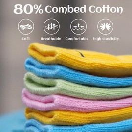 Paipeper Anti-Slip Dog Socks,Prevent Licking Paws, Paw Protector,Dog Shoes for Cold/Hot Pavement,Traction Control Indoor for Small Medium Dogs(Four Colors-l)