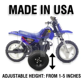 BYP-TW Adjustable Kids YAMAHA PW50 TRAINING WHEELS- ALL YEARS- ADJUSTABLE HEIGHT