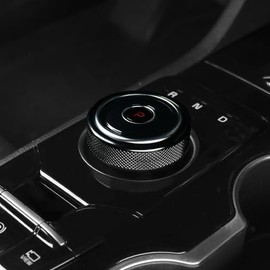 YOUTOOCAR Aluminium Alloy Gear Control Knob Cover Compatible with Kia K5 2021-2024 Accessories(Black)