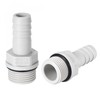 sourcing map PVC Barb Hose Fitting Connector Adapter 10mm or