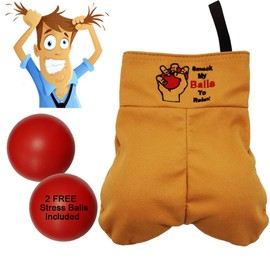 Stress Relief Balls Funny Gag Gift Squeeze Ball Prank White Elephant Gift Fun Christmas, Office Gift for Women Men