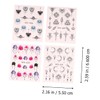 SAFIGLE 24pcs Nail Decals Imitation Pattern Stickers for DIY Manicure